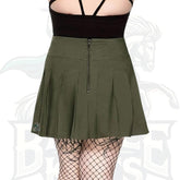 Dark Academy  Pleated Mini Skirt – Chic & Trendy